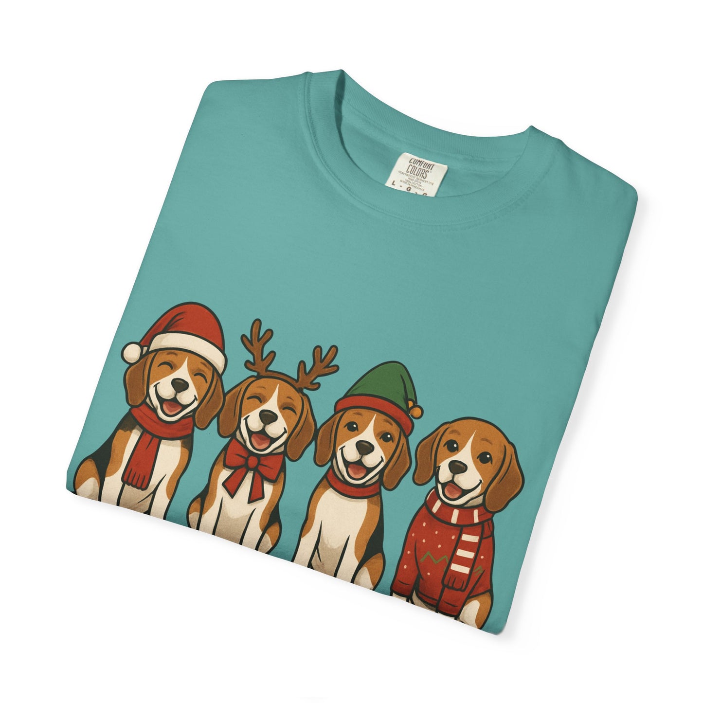 Holiday Beagle Short Sleeve T-Shirt