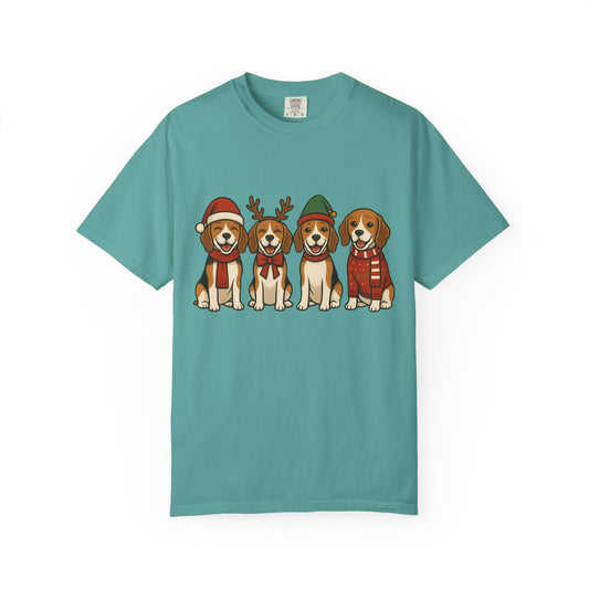 Holiday Beagle Short Sleeve T-Shirt