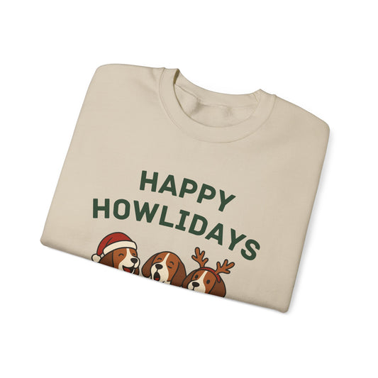 Howliday Beagle Fleece Crew Sweatshirt