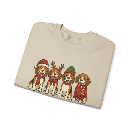 Holiday Beagle Fleece Crew Sweatshirt