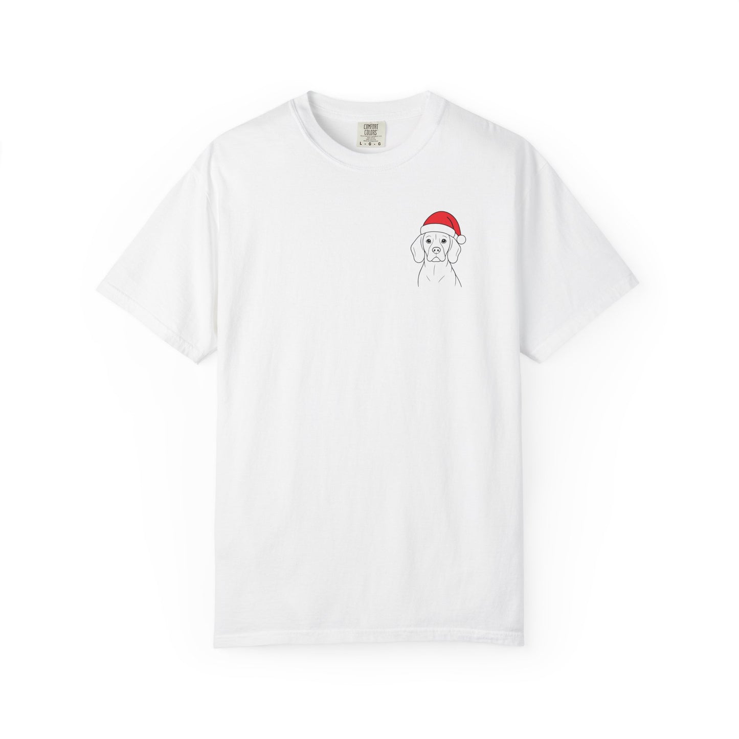 Santa Beagle Short Sleeve T-Shirt
