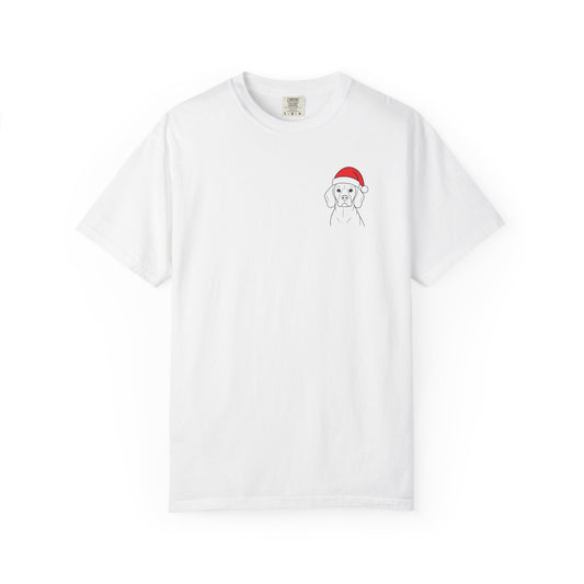 Santa Beagle Short Sleeve T-Shirt