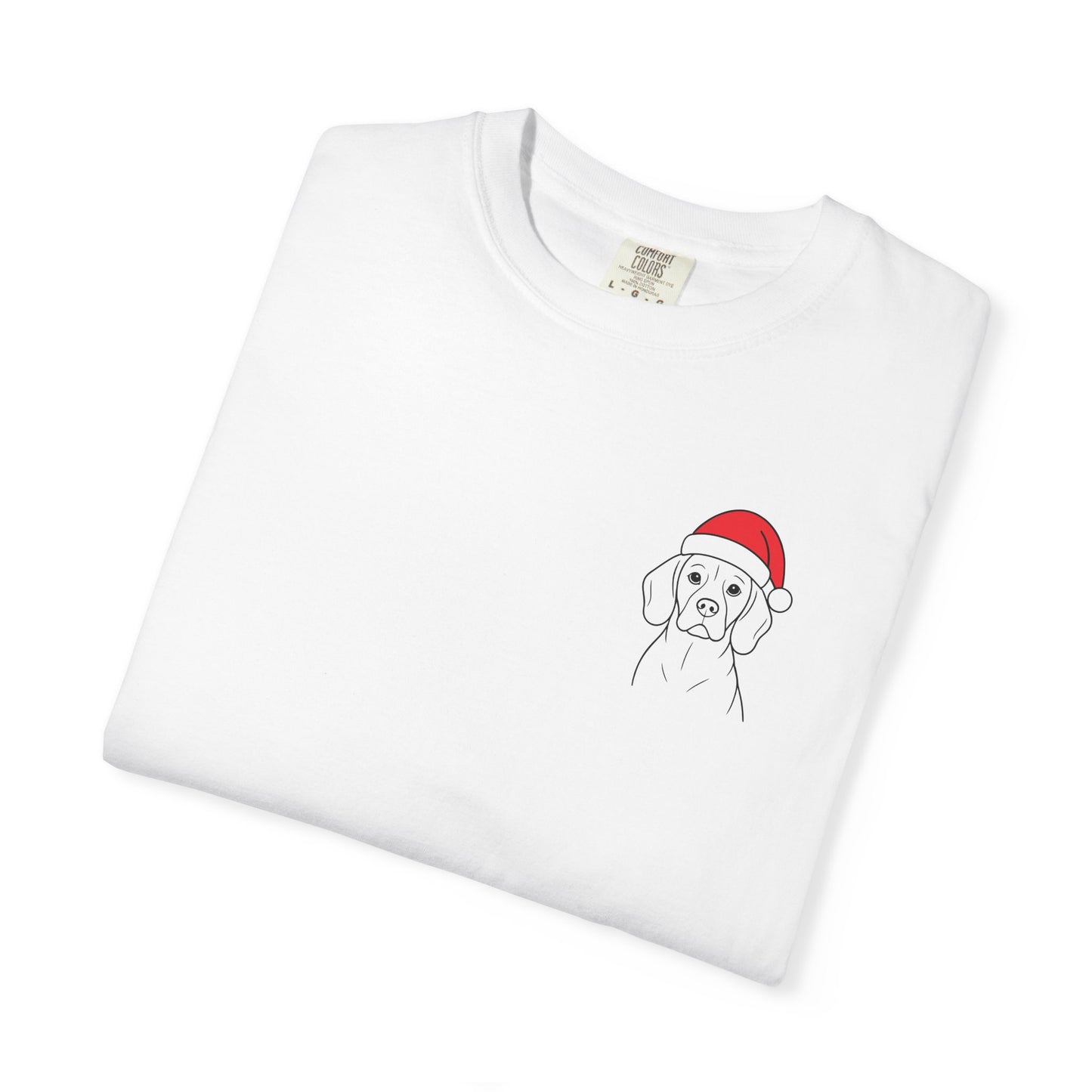 Santa Beagle Short Sleeve T-Shirt